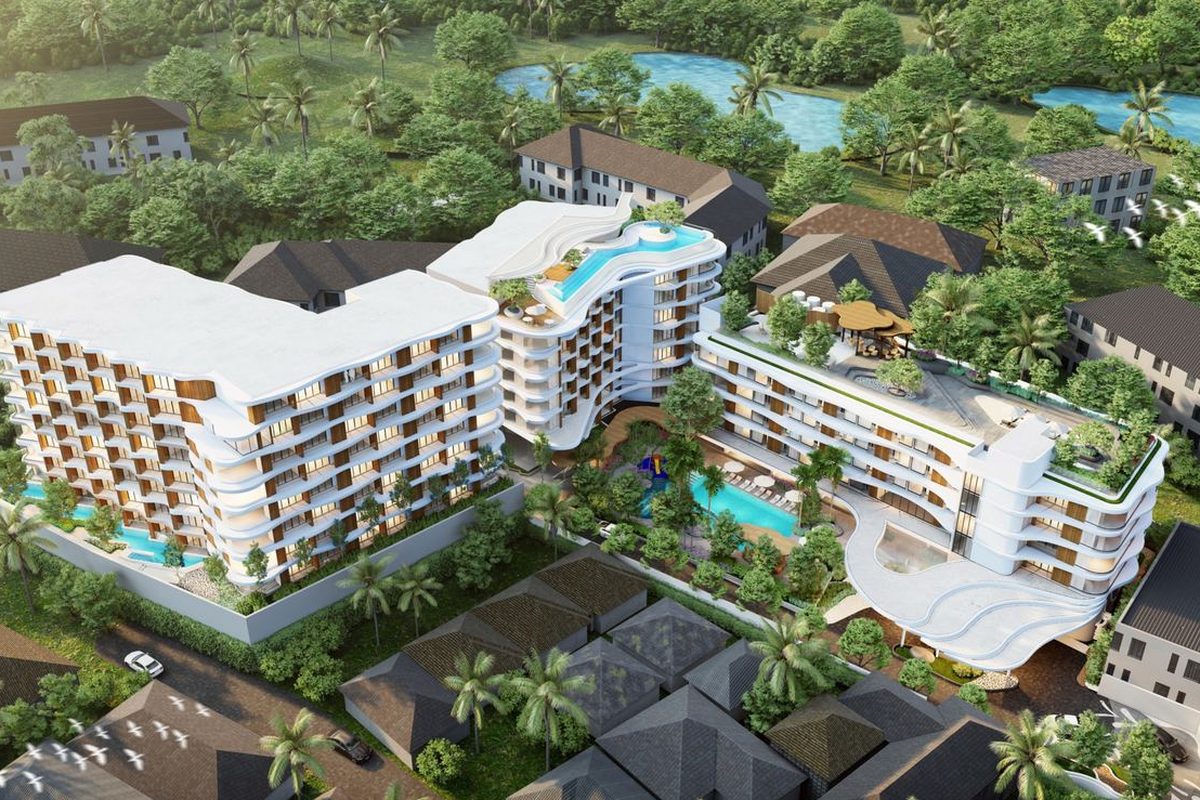 Vibe Residence Karon, рендер комплекса